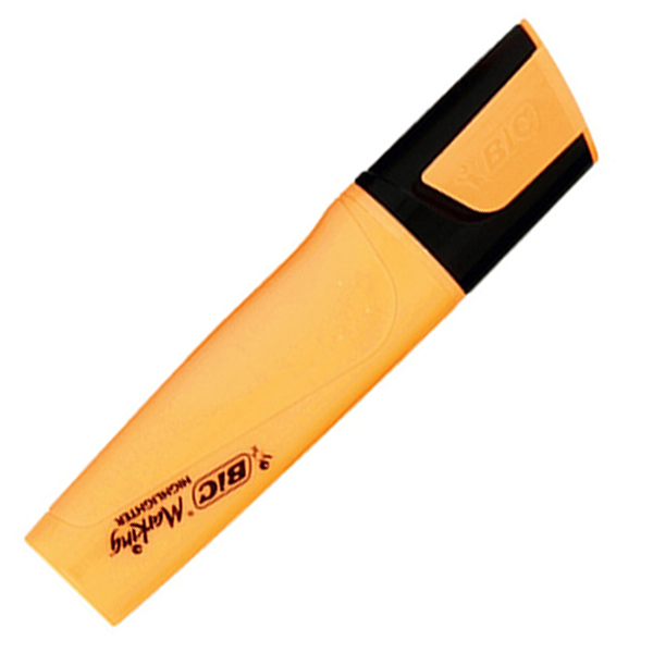 Surligneurs BIC Highlighter Flat - Orange