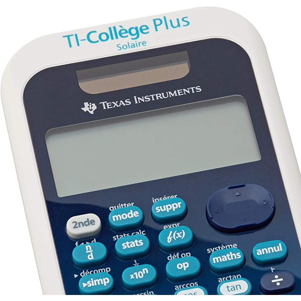 Calculatrice collège ti-collège+ solaire Texas Instruments