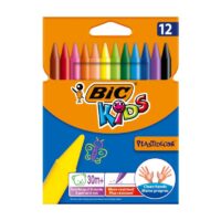 12 crayons pastel craie grasse bic plasticolor tunisie