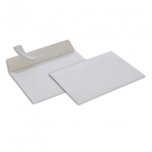Pack de 500 Enveloppes Blanc Pigna 176X250mm Strip 80gr