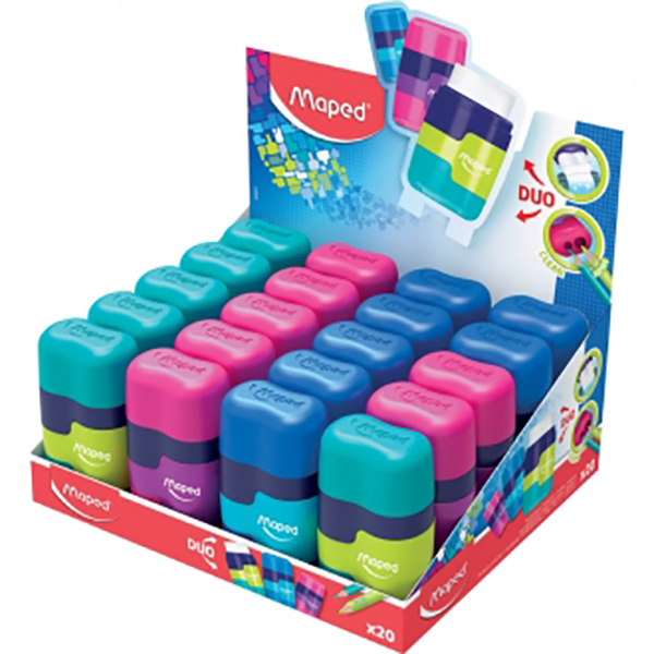 Taille crayon/gomme Maped Connect Soft touch - 2 trou