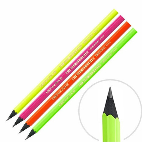 Crayon BIC Evolution Fluo - Vert 