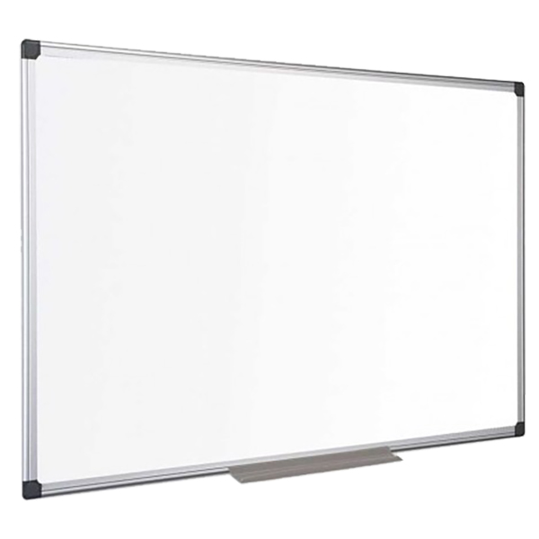 Tableau blanc 2X3 magnétique cadre aluminium 90x120cm