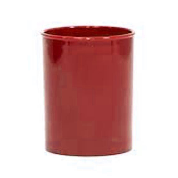Pot à Stylos Rond Polystyrène FAIBO Rouge Opaque
