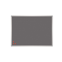 Basics Tableau d'affichage en liège avec cadre en aluminium,  Rectangulaire, 60 cm/90 cm