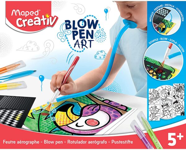 Stylo souffleur boite a cartes creative