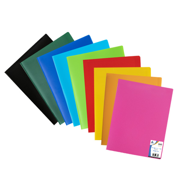Dossier Multicolour,porte-documents A4 12 pochettes papier plusieurs  couleurs