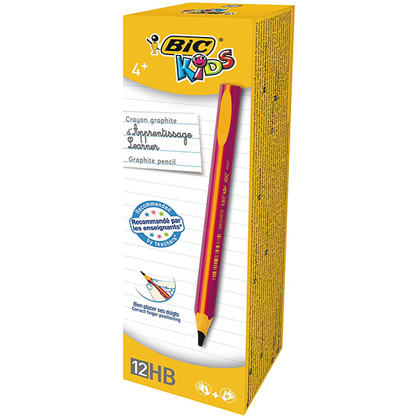 Paquet de 12 Crayons à papier BIC Evolution Original 655 HB 2 avec Gomme 