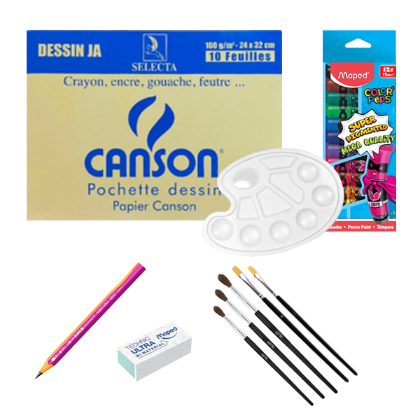 Pochette de 12 Stylos Feutres de coloriage TECHNO Multi-couleurs