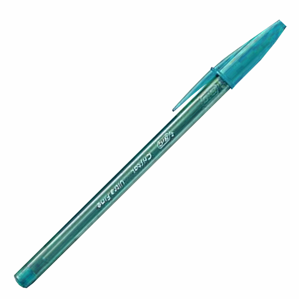 Stylo à Bille BIC Cristal Ultra Fine - Turquoise