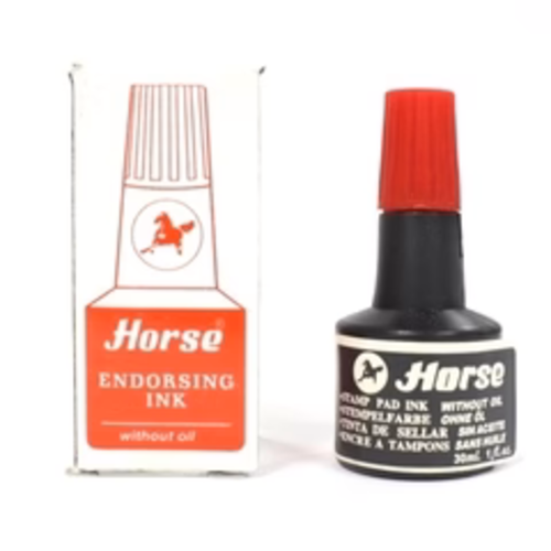 Encre-a-Tampon-Rouge-30ml-Horse-Tunisie